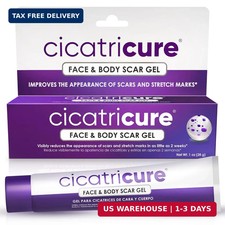Cicatricure Advanced Scar Gel for Face  Body - Proven Results in 2 Weeks, Scar