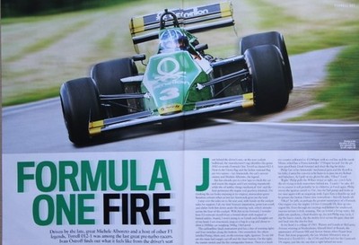 Original CC 2015 extracted mag article: TYRRELL 012-1 pre-turbo racers driven
