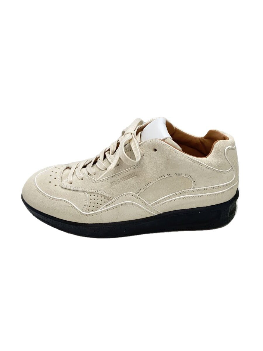 Men 11.0US Jil Sander Low-Cut Sneakers 43 White Suede Men 11.0US Jil Sander Low-Cut Sneakers 43 White Suede