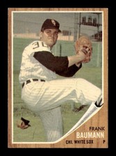 1962 Topps #161 Frank Baumann White Sox GREEN TINT VG-EX *u9