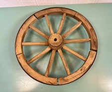 Vintage Antique Friedrich Macherius 16” Wood Wagon Wheel – Made in Germany