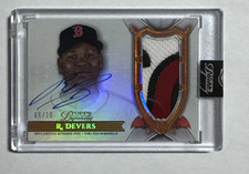 RAFAEL DEVERS #06/10 2024 TOPPS DYNASTY GAME USED 3 COLOR PATCH AUTO #DAP-RD4