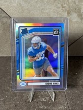 2024 Panini Donruss - Rated Rookie Sione Vaki #332 Optic Preview Holo Prizm (RC)