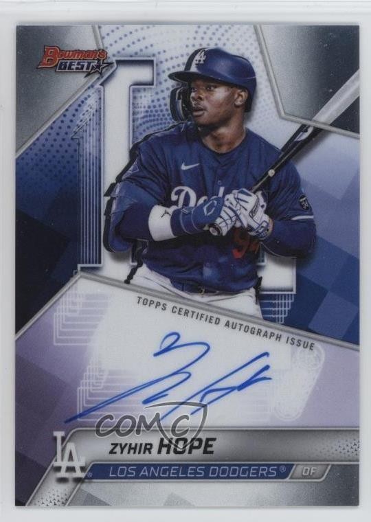 2025 Bowman's Best Zyhir Hope #B25-ZH Auto