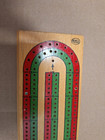 Vintage Reiss Cribbage Board - 2 tracks, red & green, game board only, strategy — photo 2