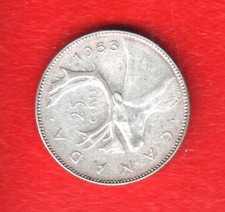 CANADA 25 CENTS 1953 SILVER
