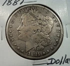 1881 Morgan Silver Dollar Circulated