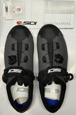Sidi Dominator 10 Mega MTB Shoes Black/Grey Synthetic EU 44 US 9.6 Dial Buckle