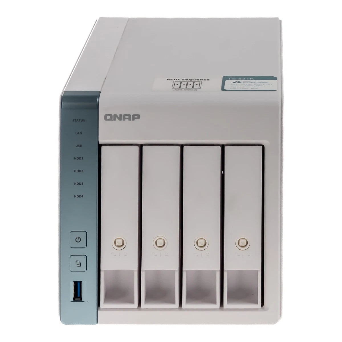 QNAP USB 3.0 USB Specification Network Attached Storage 4 Bays for
