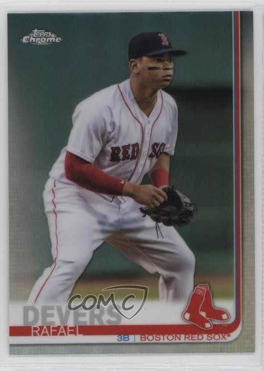2019 Topps Chrome Refractor Rafael Devers #184 11gl