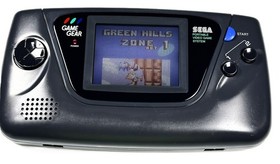 ❤️ SEGA Game Gear Console RECAPPED w CERAMIC SMD Caps, Glass Lens + Video Game