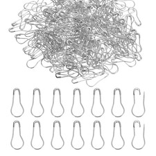Safety Pins, 500Pcs Metal Bulb Safety Pins Stitch Markers Knitting Pin, Silver