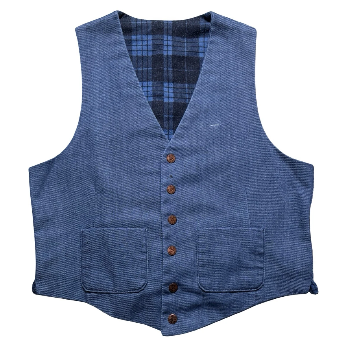 Mujer Chaleco Vaqueros Largos Vintage Rasgado Vaqueras Jacket Chaqueta