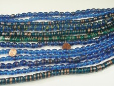 12 Strands 15" Assorted India Handmade Lampwork Glass Beads Lot TSO-4  