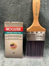 Wooster Genuine 3" Ultra/Pro Extra-Firm Extra-Thick Flat Paintbrush - 4156-3