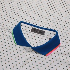 G/Fore NWT Short Sleeve Golf Polo Shirt Size L in White / Multi Floral Print