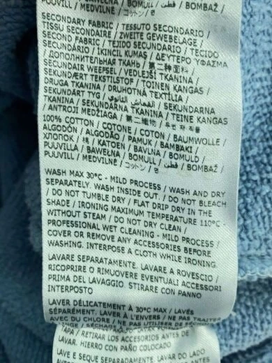 Felpa girocollo Maison Margiela 23SS Linea spalle scoperte S50GU0207 L BLU 