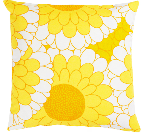 Funda Cojín IKEA SANDETERNEL, 50x50 cm, Amarilla - Imagen 2 de 5