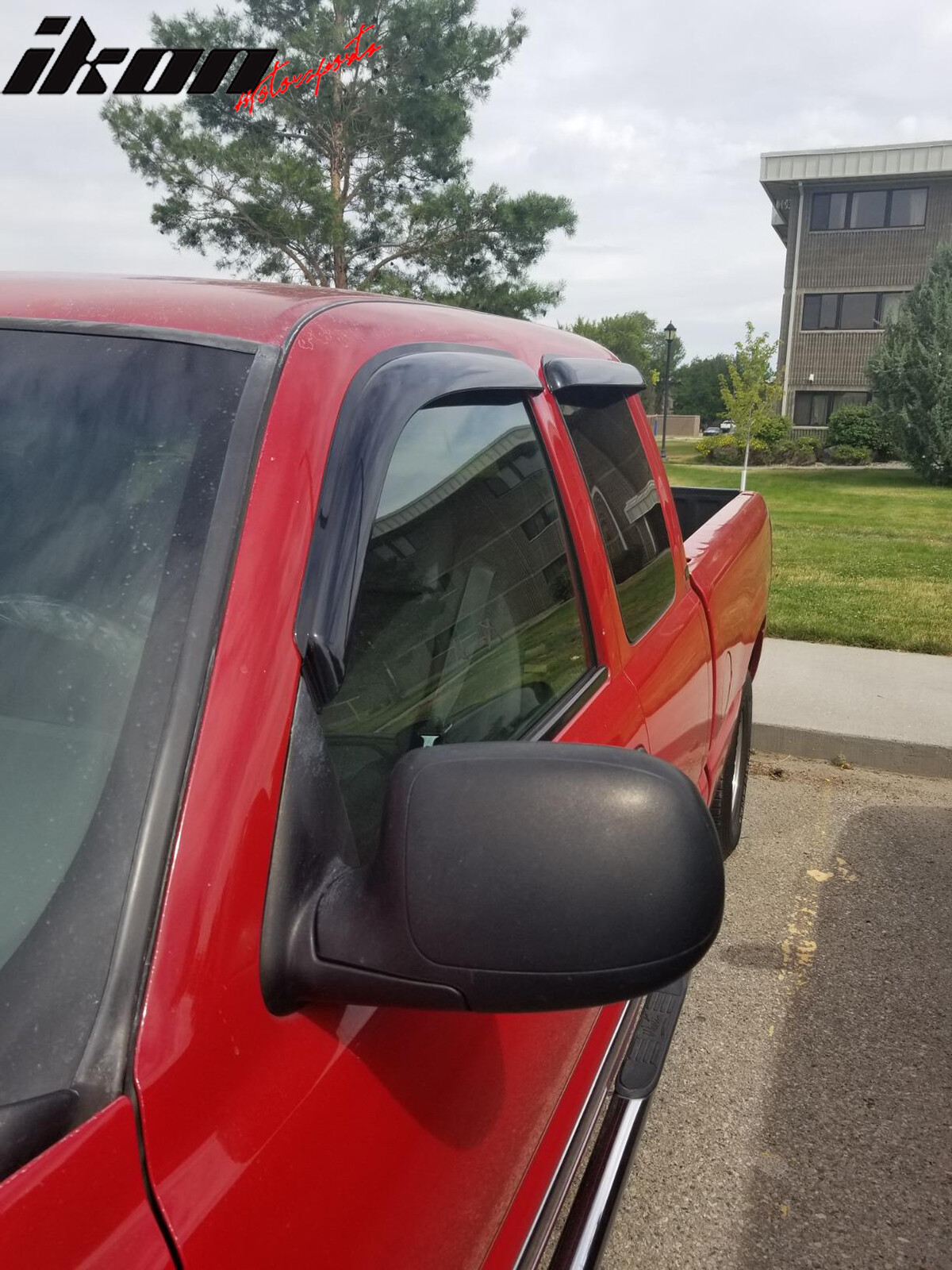 Fits 01-07 Silverado Sierra Extended CAB Slim Type Acrylic Window 