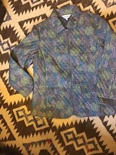 Usa Vintage Retro Floral Cottage Core Vera Bradley Style Quilted Jacket 12 14