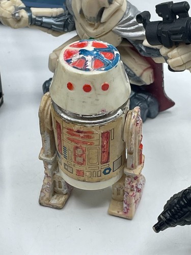 Vintage Star Wars Lot R5-D4 Figure Kenner Jar Jar Binks Koosh Lunchbox Boba Fett - Picture 3 of 12