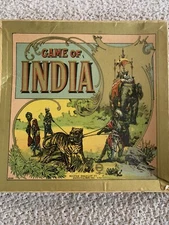 1900 Very Rare, Game of India (k/n/a Parcheesi), Milton Bradley & Co. 