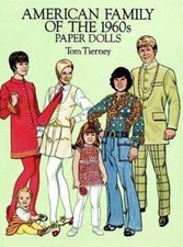 Vintage Paper Dolls American Families of the 1960's By Tom Tierney Complete
