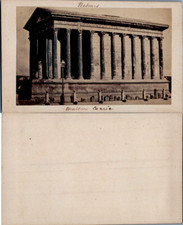 France, Nîmes, Maison Carrée, circa 1870 CDV vintage albumen - albumen print