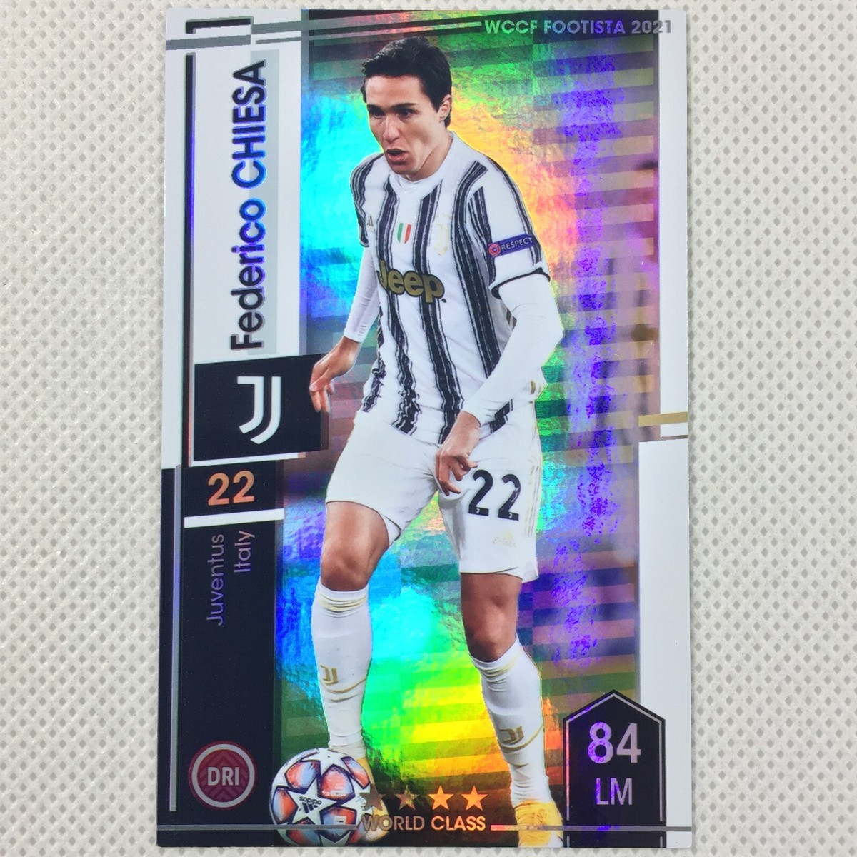 Panini WCCF FOOTISTA 2021 Federico Chiesa Juventus F21 EX Panini WCCF FOOTISTA 2021 Federico Chiesa Juventus F21 EX
