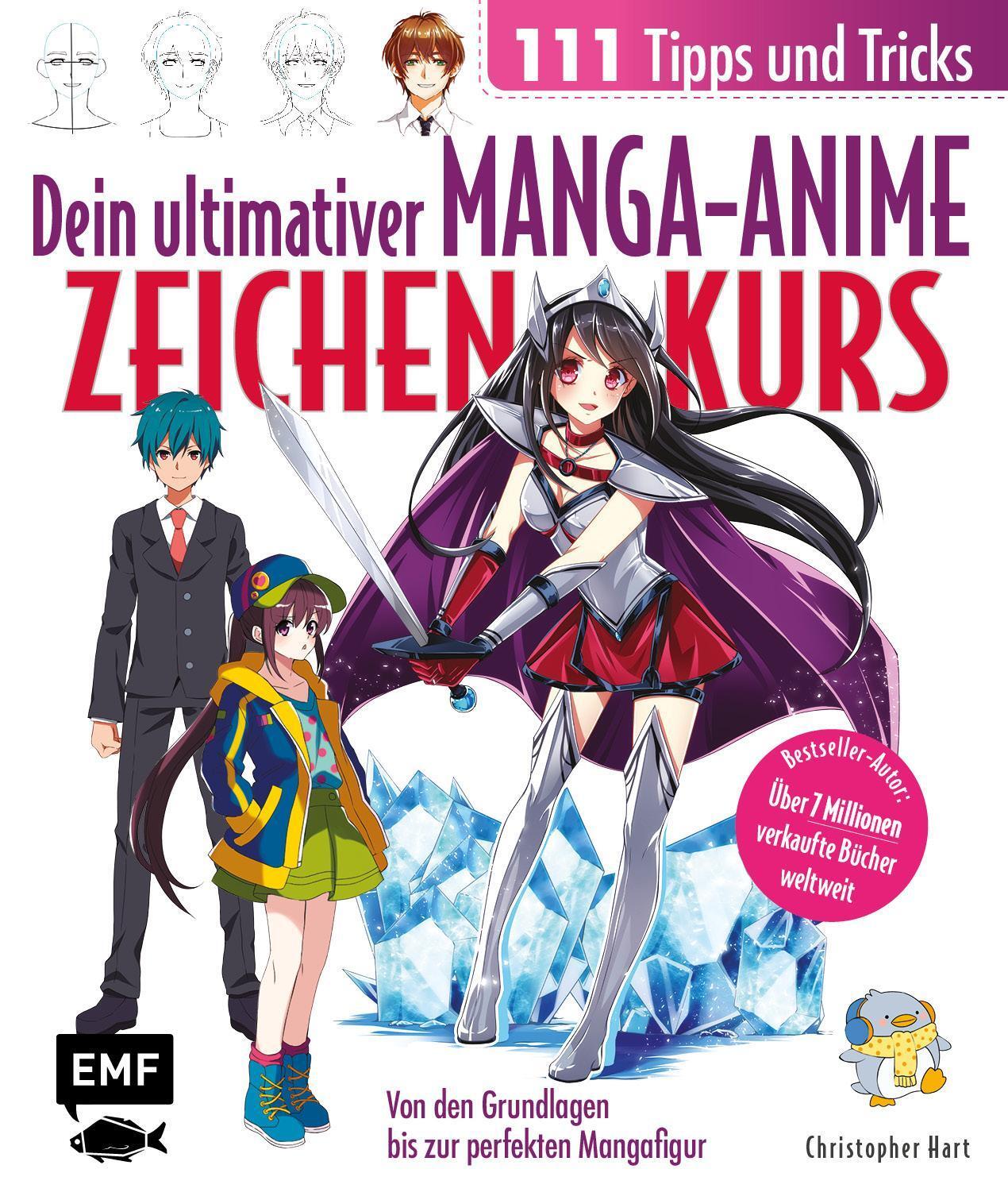 Thumbnail - Dein Ultimativer Manga-anime-zeichenkurs - 111 Tipps Und Tricks - Von