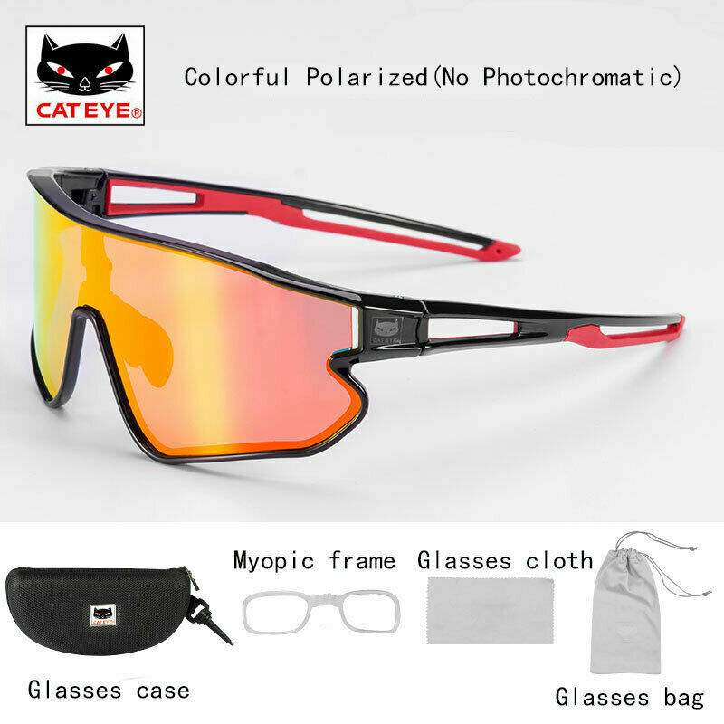 CATEYE Polarized Lens Cycling Glasses Outdoor Sports Sunglasses UV400 Protection 4990₽