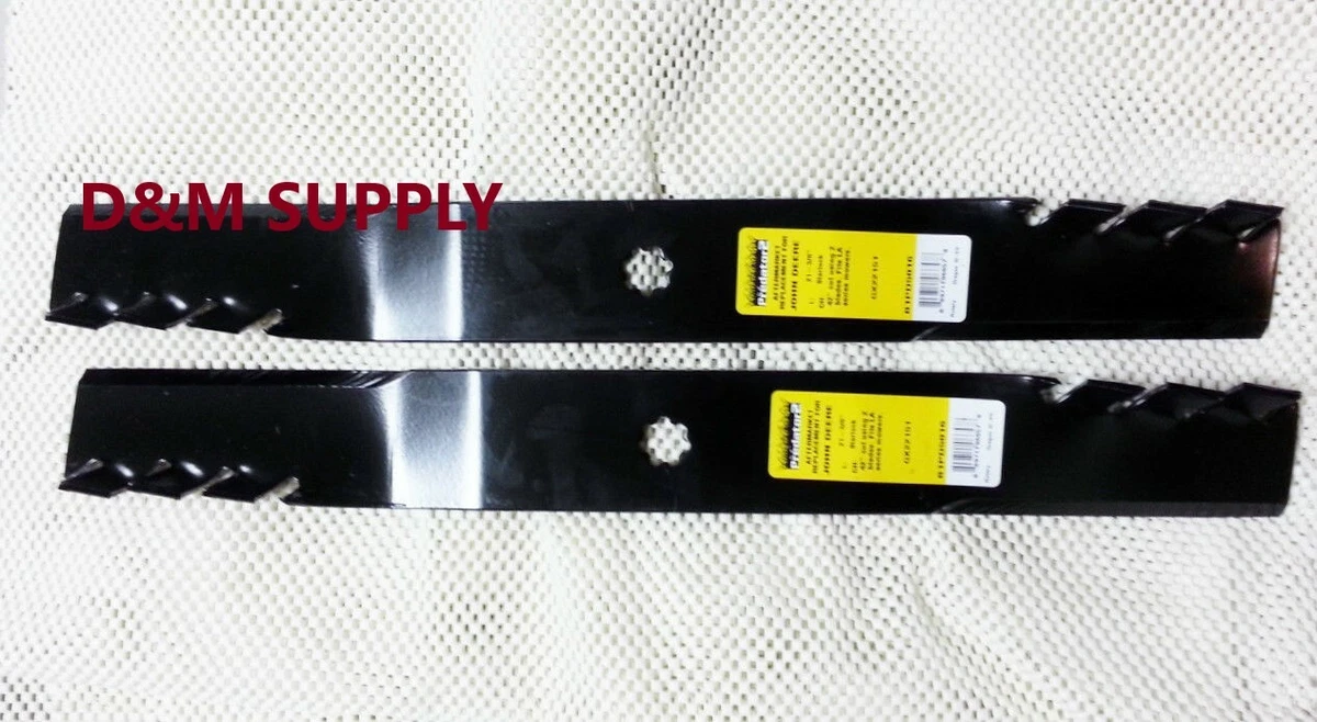 USA MADE PREDATOR MULCHING BLADES FOR JOHN DEERE 42 E100, 46 OFF