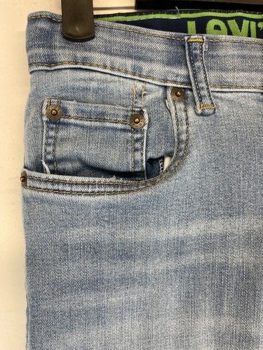 Levi's 511 Jeans - Boys Size 12 - Blue - Stretch Waist - Straight Leg (2936) - Picture 5 of 19