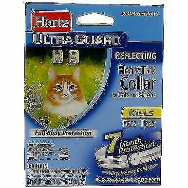 Hartz 2899 Ultra Guard Reflecting Flea and Tick Cat Collar White