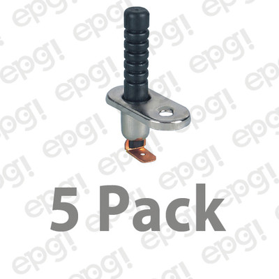 5 PACK - N/O (NORMALLY OPEN) DOOR/HOOD PIN SWITCH POLY CARBONATE SHAFT #PSP4-5PK