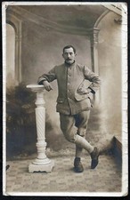WW1-FRENCH SOLDIER-STUDIO PHOTO