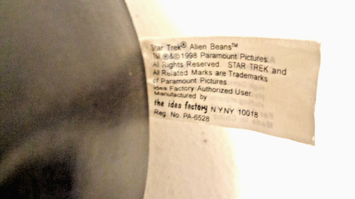 Star Trek Classic Alien Beans Vulcan w/ tag Excellent clean 1998 Idea Factory - Picture 4 of 4