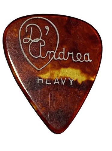 Vintage Guitar Pick-19650’s D’Andrea Early Logo Heavy wText- Unused
