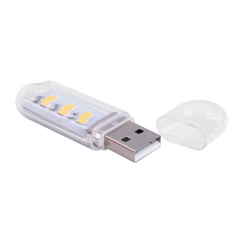 Mini Portable USB Book Light Bright Reading Lamp for PC Laptop (White 8COB) - Bild 10 von 12