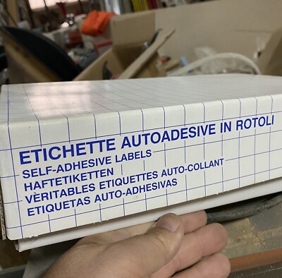 KIT PREZZATRICE 14 CARATTERI SU DUE LINEE 10 ROTOLI ETICHETTE BIANCHE KITPREZZ-5 In Vendita - Foto 10