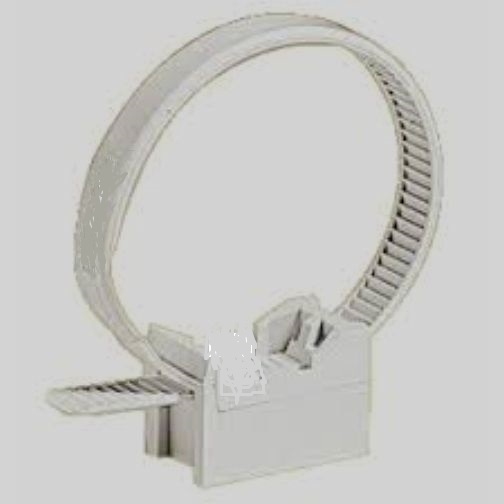 Attache collier à embase réglable pour tube IRL 16 à 32 de chantier
