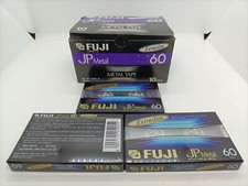 Lotto 3x FUJI JP METAL 60 NUOVE SIGILLATE CON SCATOLA 1992 TIPO IV cassette