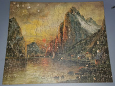 Vintage Wooden Puzzle 250 Pieces Complete Unknown Maker