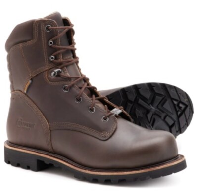 11.5 D Chippewa Men's Bolville 8'' Nano Composite Toe Waterproof Work Boots 73206