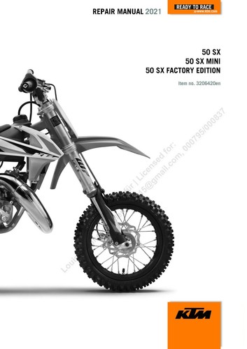 KTM Service Workshop Shop Repair Manual 