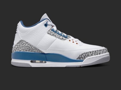 NIKE AIR JORDAN 3 RETRO *WIZARDS* True Blue and Copper EU 42,5