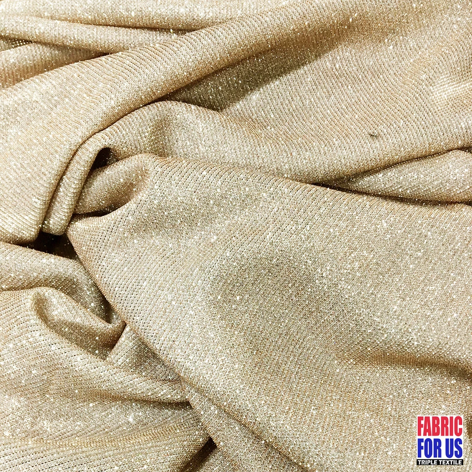 Tela de poliéster elástica GLITTER Mech en colores rubor, real y vino Foto 4 de 4