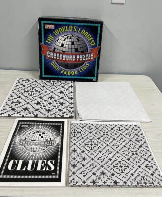 The World's Largest Crossword Puzzle OPEN BOX (T36)