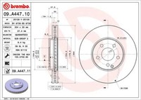Brembo Bremsscheiben InnenbelüFtet Vorne Rechts Links FüR MERCEDES-BENZ