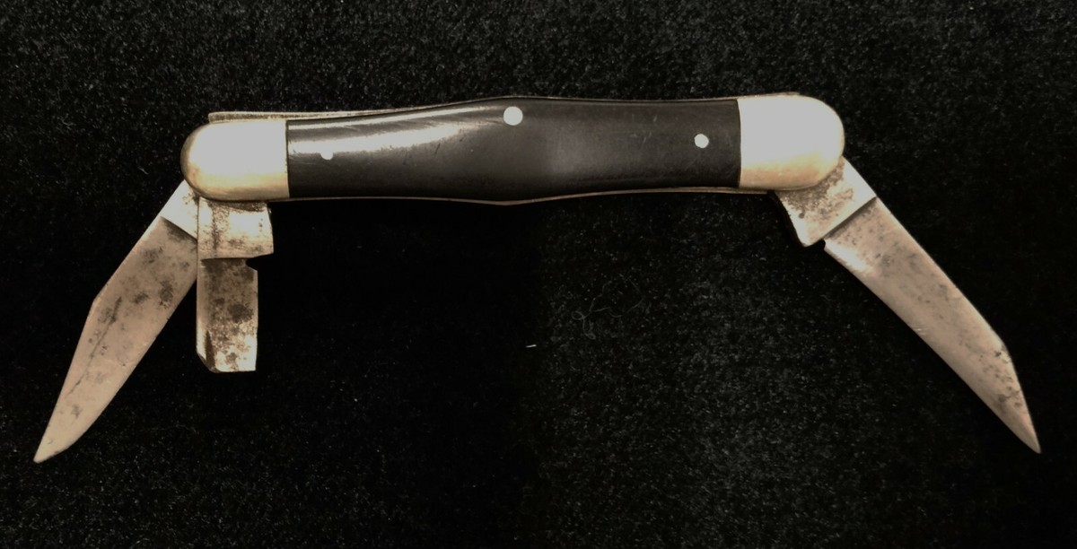 Collector Case XX 1940-64 Slick Black 2383 Split Backspring